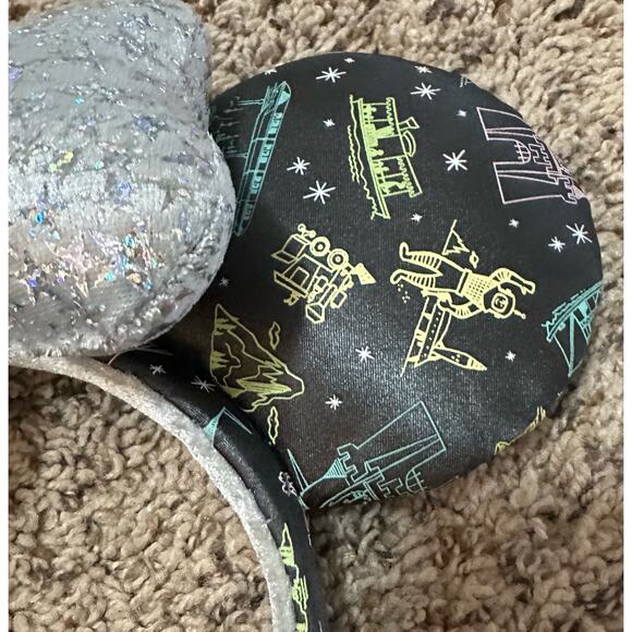 Disney Parks 100 Celebration Minnie Mouse Ears Disneyland Sparkle - Picture 3 of 5